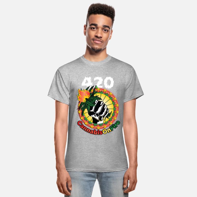 Whimsical 420 OnFire Time Weed Marijuana Design
