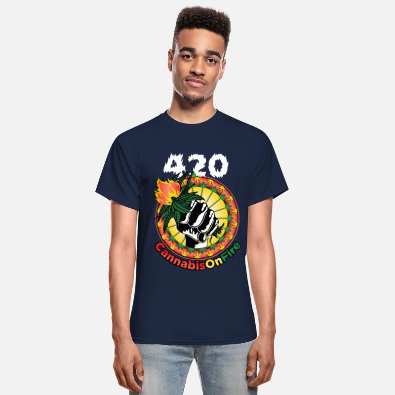 Whimsical 420 OnFire Time Weed Marijuana Design