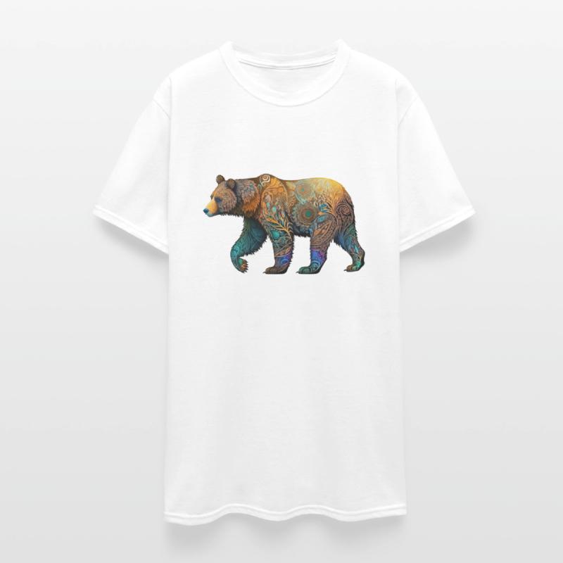 Wild Bear Watercolor Colorful Nature Outdoor 2