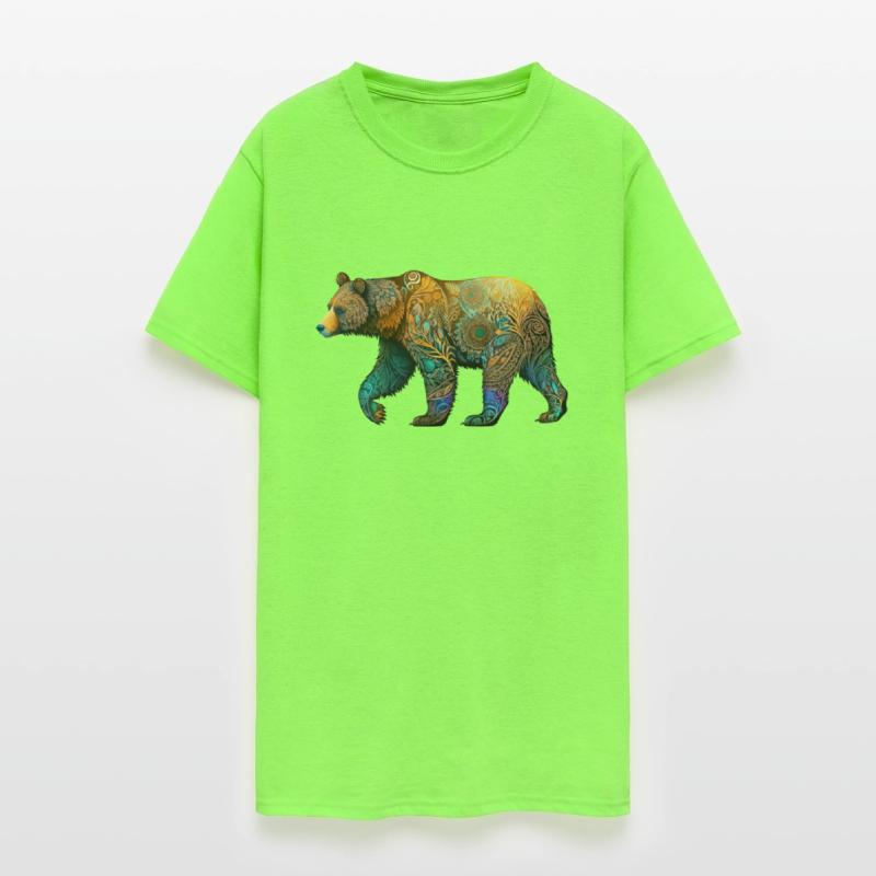 Wild Bear Watercolor Colorful Nature Outdoor 2