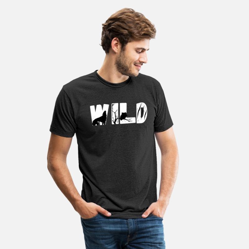Wild: Wolf and Owl - Black and White silhouette