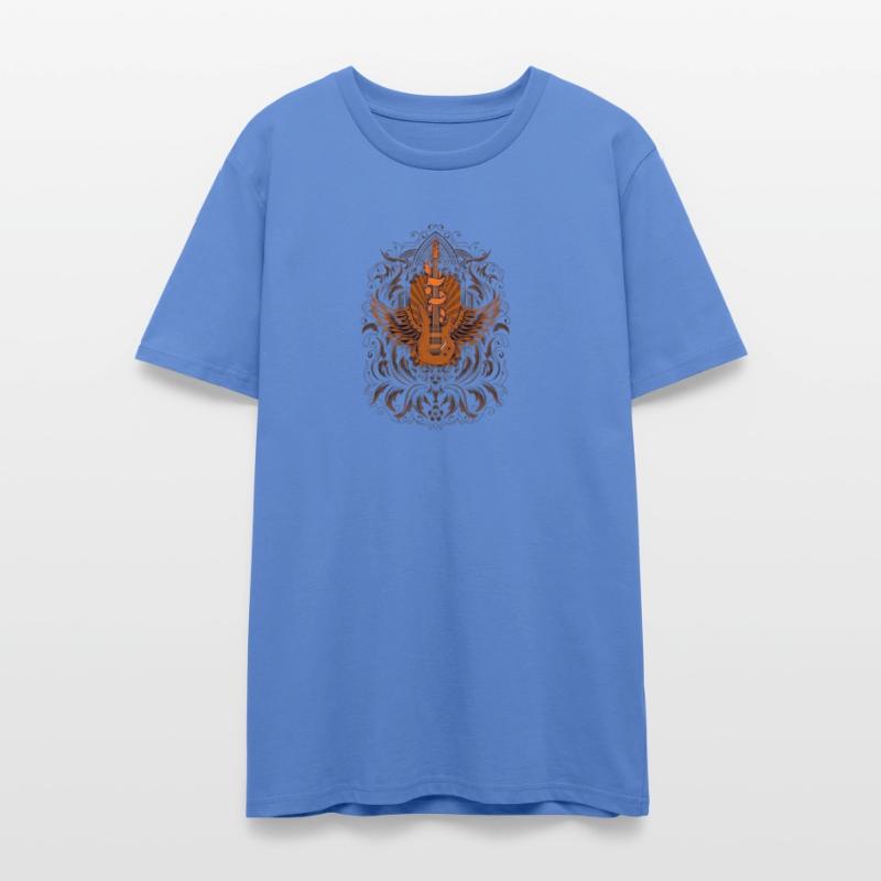 Wings of Music Guitar Illustration