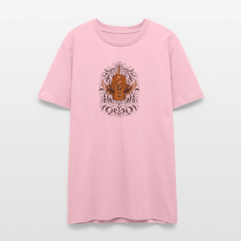 Wings of Music Guitar Illustration