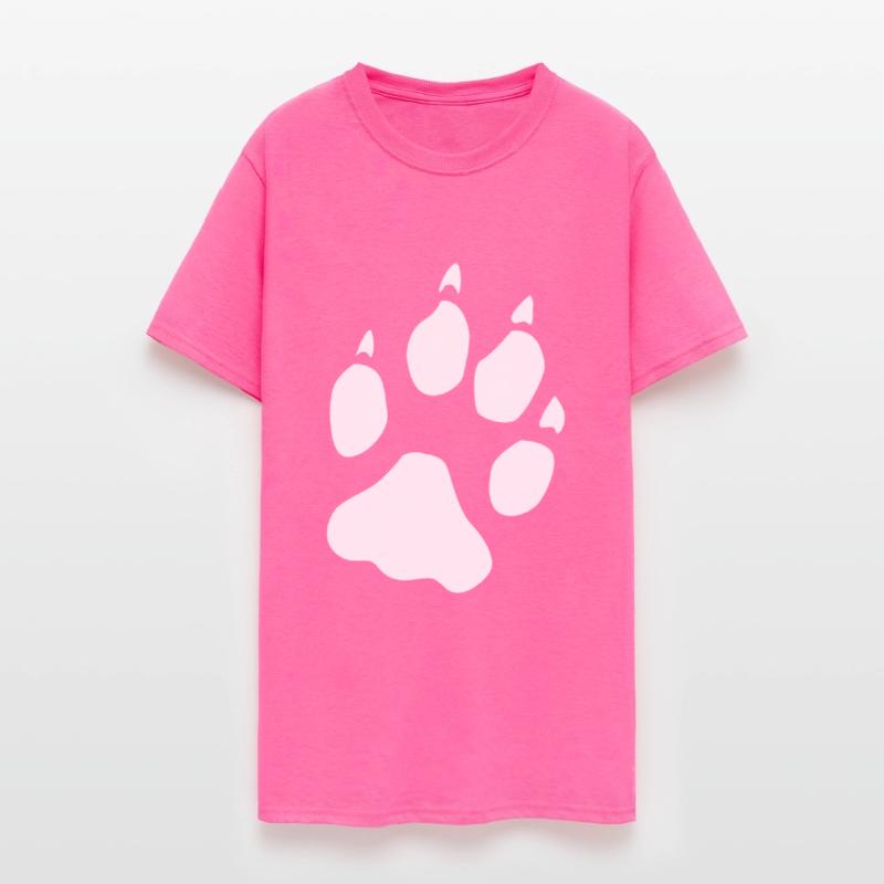 Wolf hind paw paw foot print