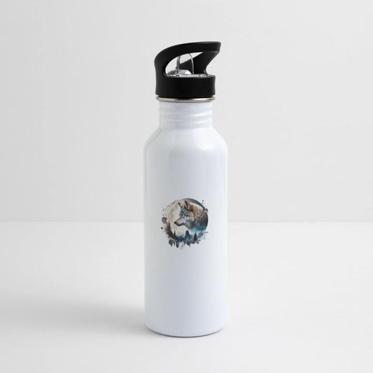 Wolf Moonlight Forest Wild Werewolf Watercolor