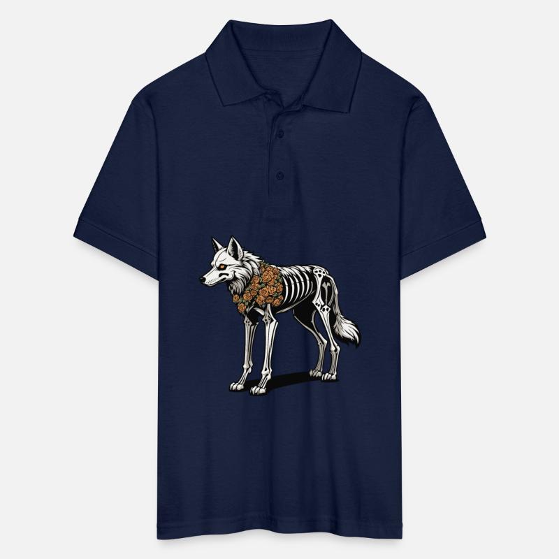 Wolf Skeleton Illustration