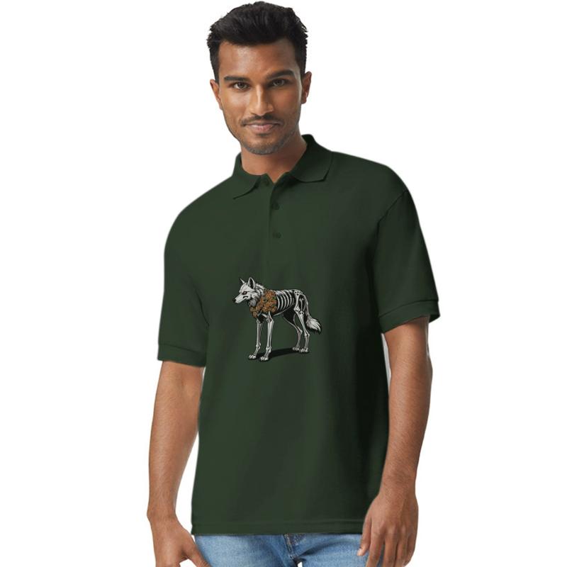 Wolf Skeleton Illustration