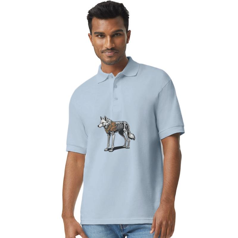 Wolf Skeleton Illustration