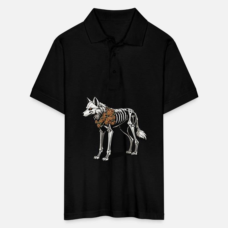 Wolf Skeleton Illustration