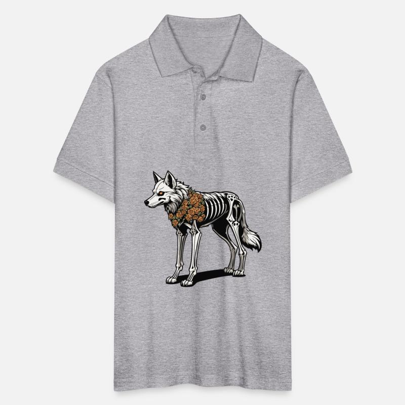 Wolf Skeleton Illustration