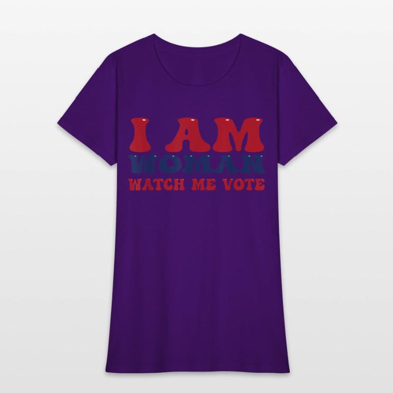 womens i am woman watch me vote cool election day