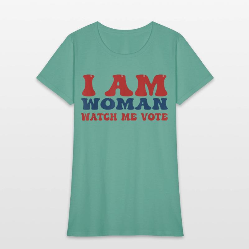 womens i am woman watch me vote cool election day