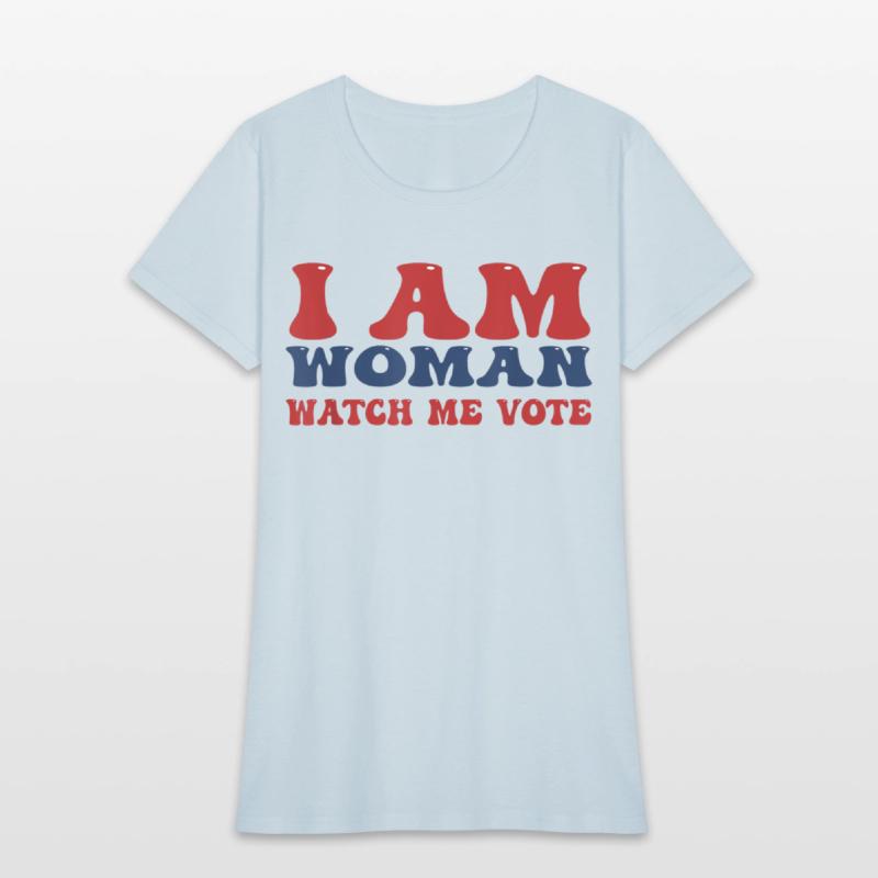 womens i am woman watch me vote cool election day
