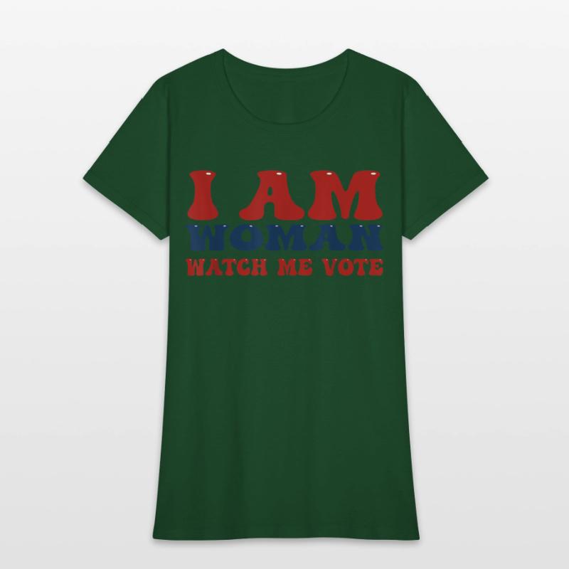 womens i am woman watch me vote cool election day