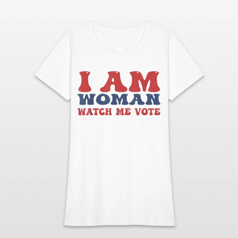 womens i am woman watch me vote cool election day