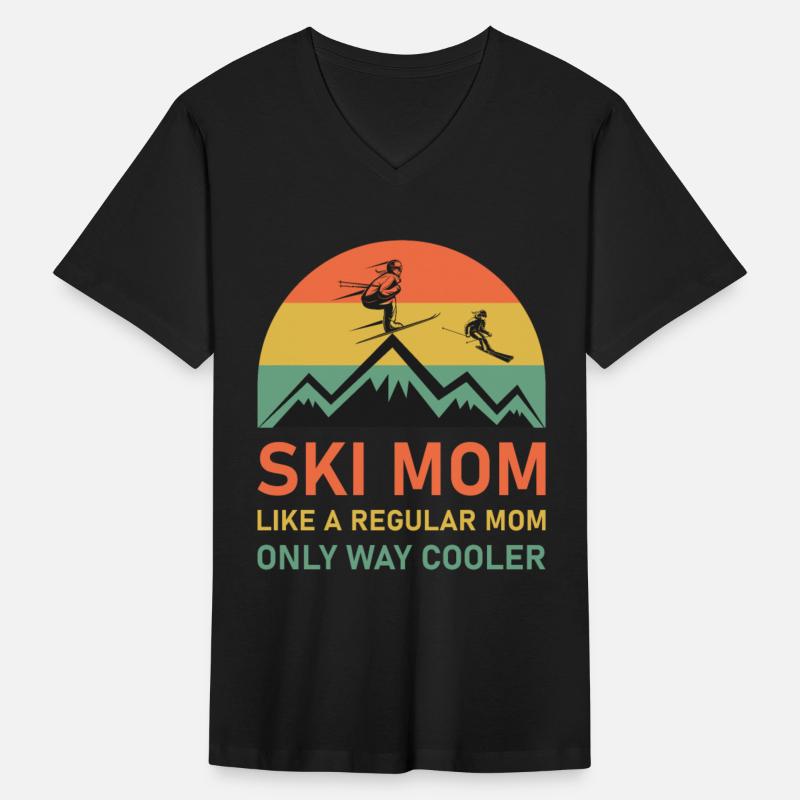 Womens Ski Mom Skiing