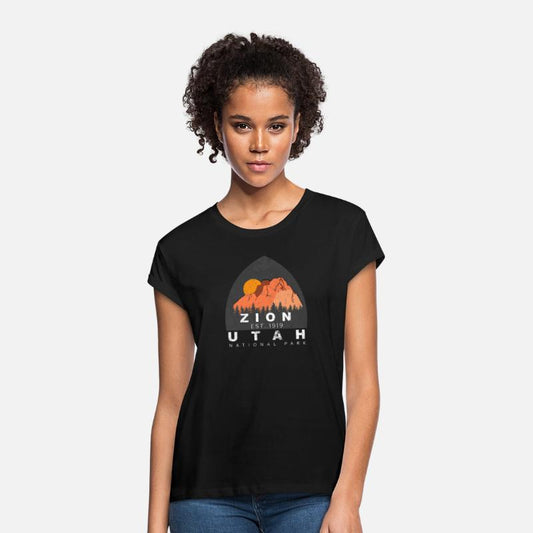 Zion National Park Sunny Forest Mountains T Shirt