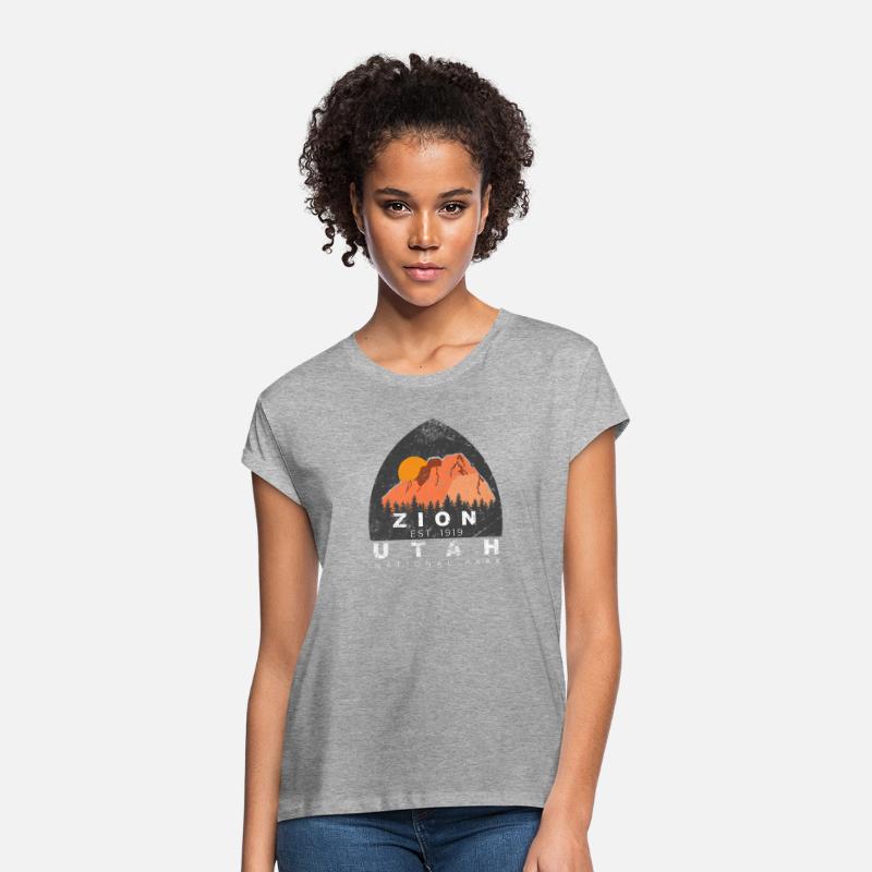 Zion National Park Sunny Forest Mountains T Shirt